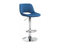 Blue metal bar stool/chair, 42x46x86 cm, 10 0004591 KGHX38907