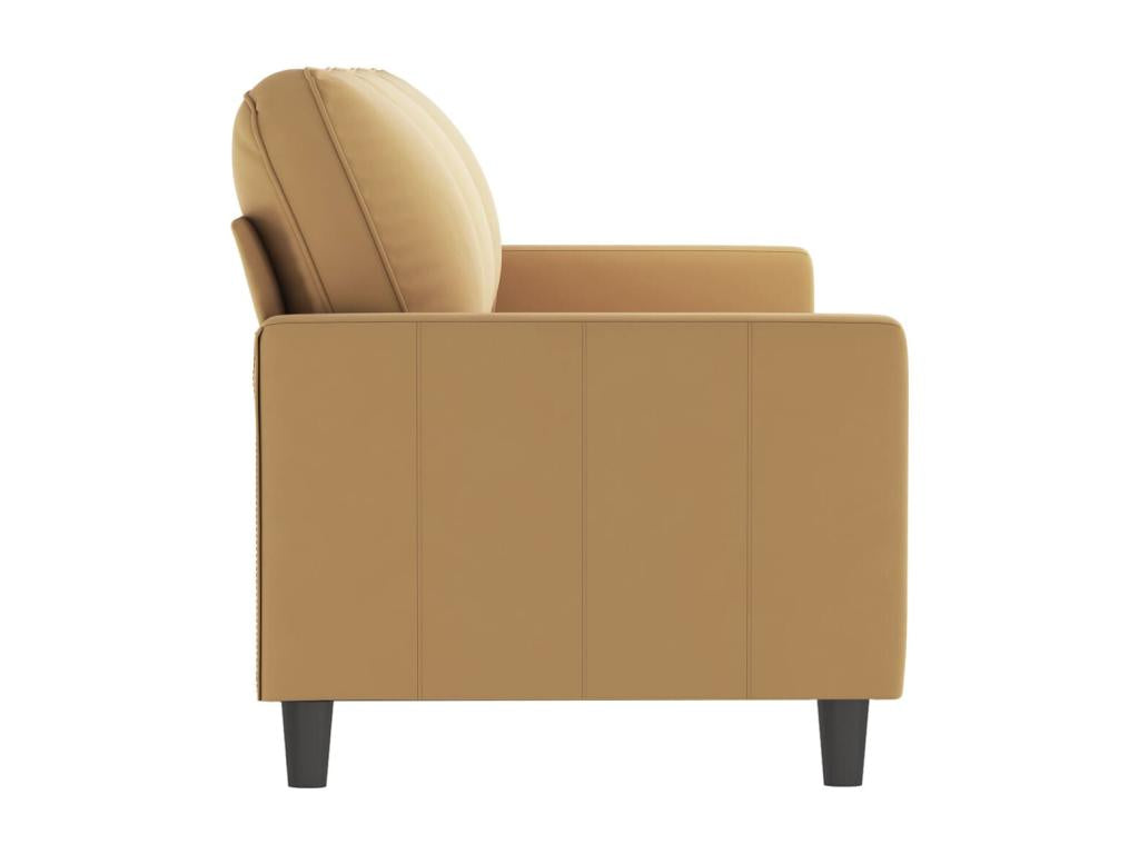 3-seater sofa, brown, 180 cm, velvet, GBBO86866