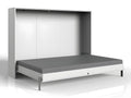 White horizontal foldaway bed - L- 212 x H- 154 x D- 43-167 cm RJRF73471