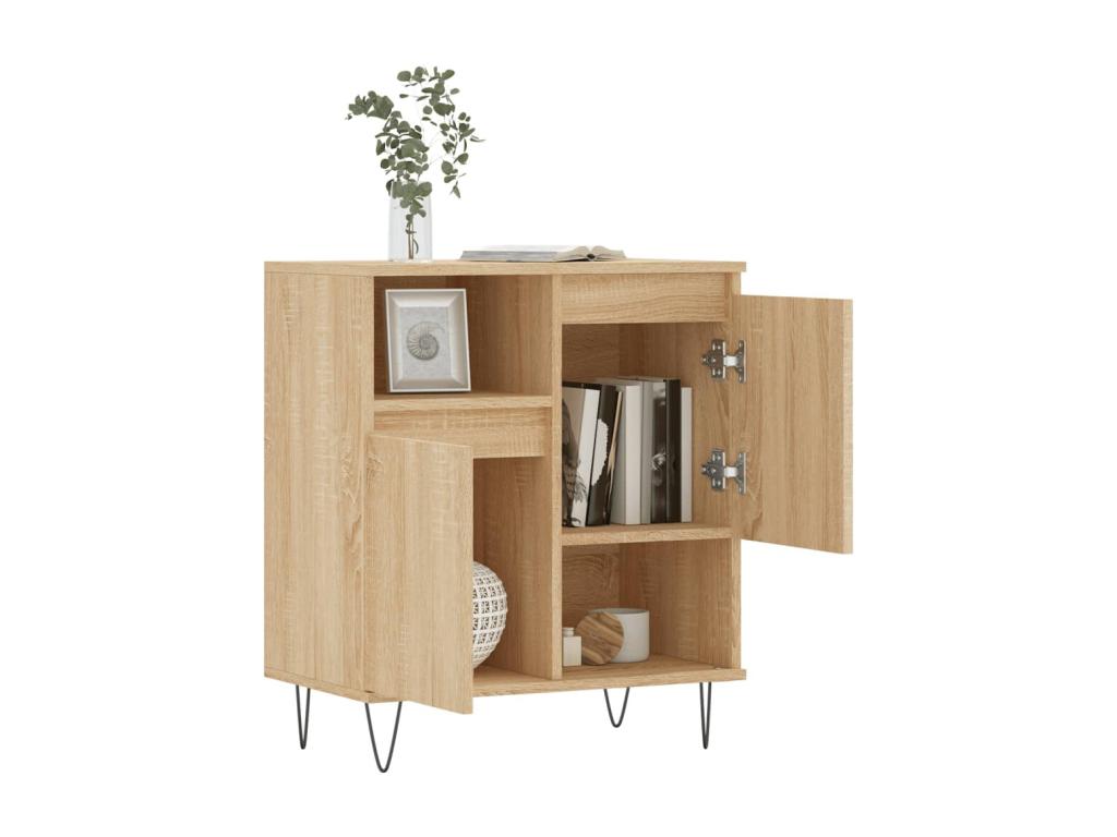 Decohaute Oak Buffet 60x35x70 cm Engineered Wood IAOS45865