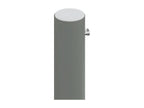 Retractable side awning, red, 140x1000 cm, PQEG77418