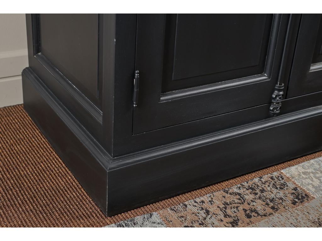 Parisian-style wooden sideboard with 2 doors and 1 drawer - Decohaute JXLH64892