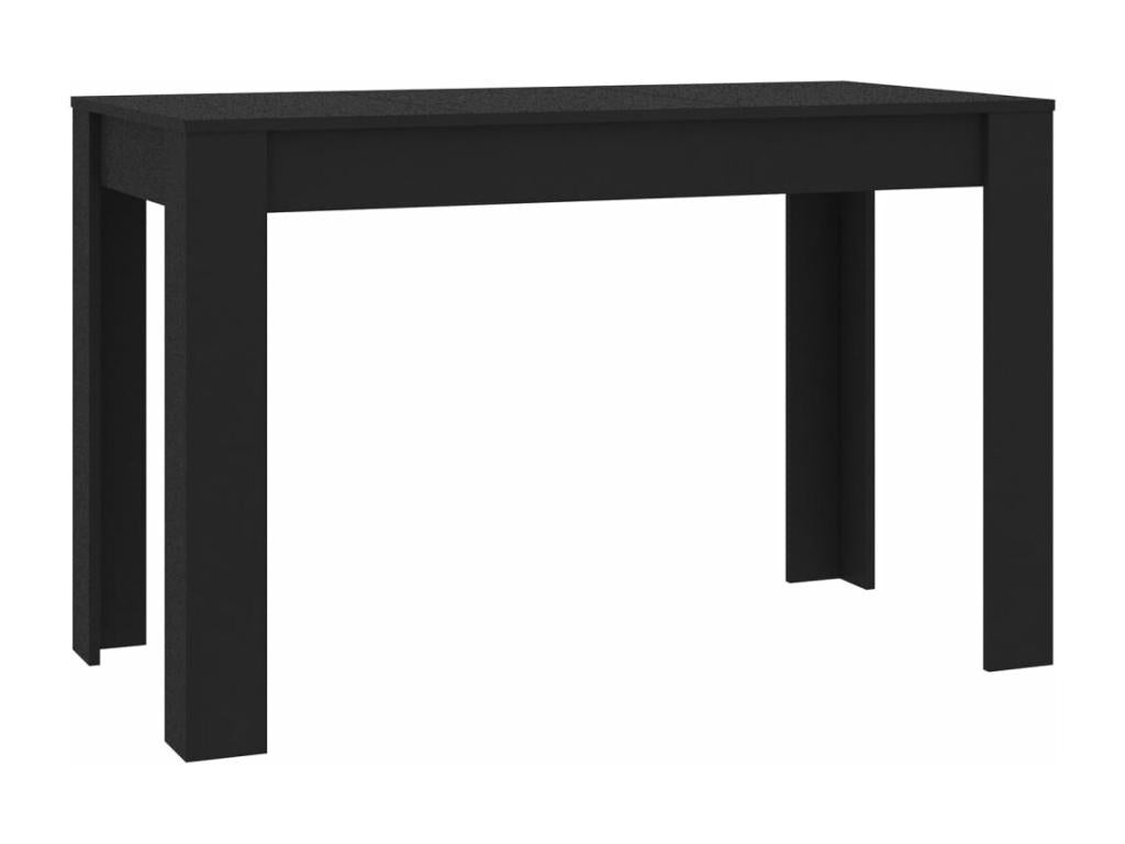 Dining table, black, 120x60x76 cm, engineered wood, RCSY35062