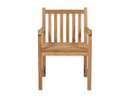 6-Piece Outdoor Chairs, Solid Teak Wood, GQKS85001