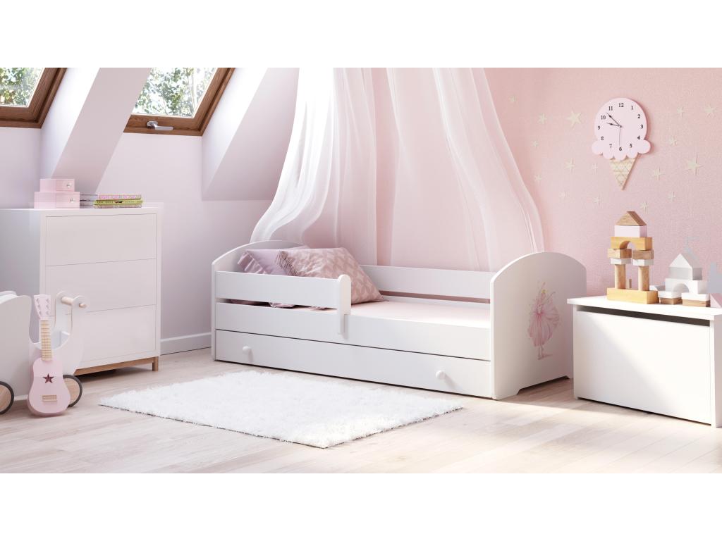Decohaute Children's Bed KSB015 77x144x56 White MILS52592