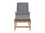 Brown wooden sun lounger/bath chair 195x59.5x52.5 cm 02 0012430 KYYW03181