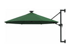 Wall-mounted parasol with silver metal pole 02 0008697 JHRU75722