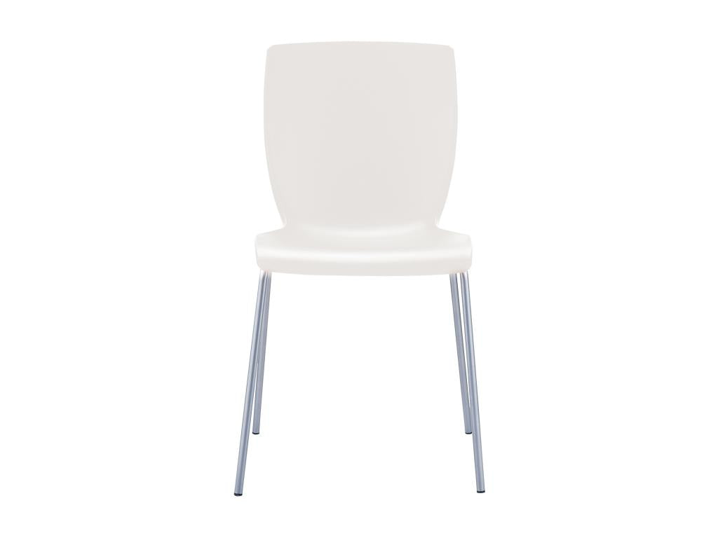 Conference chair - Plastic/Aluminum - Cream - Decohaute ZGFN62763