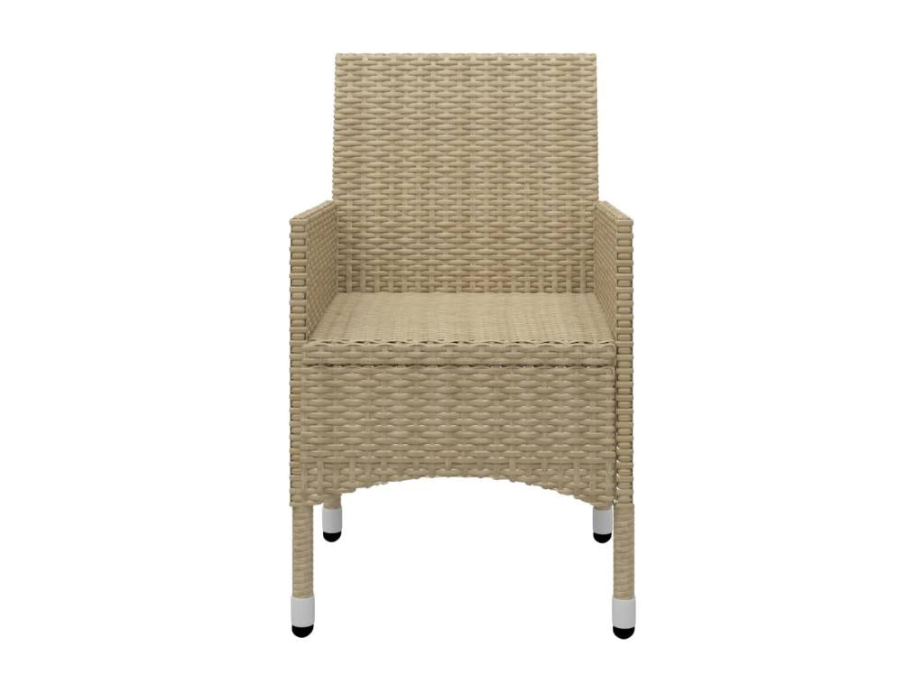 3-piece Beige Garden Dining Set FRJU81238