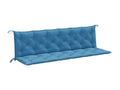 Garden bench cushions, set of 2, blue, Decohauteé fabric, QNUM08400