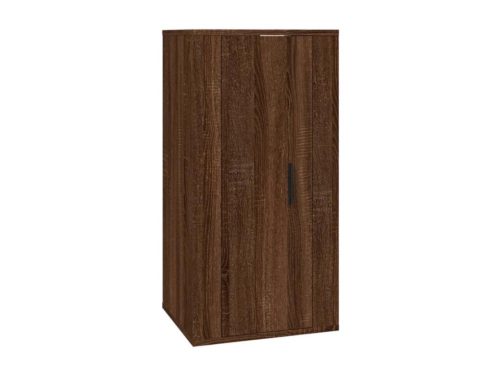 Brown wooden wardrobe furniture set 57x34.5x40 cm 02 0024780 CZRO06644