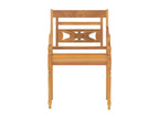7-piece garden dining set, solid teak wood, LDFU43920