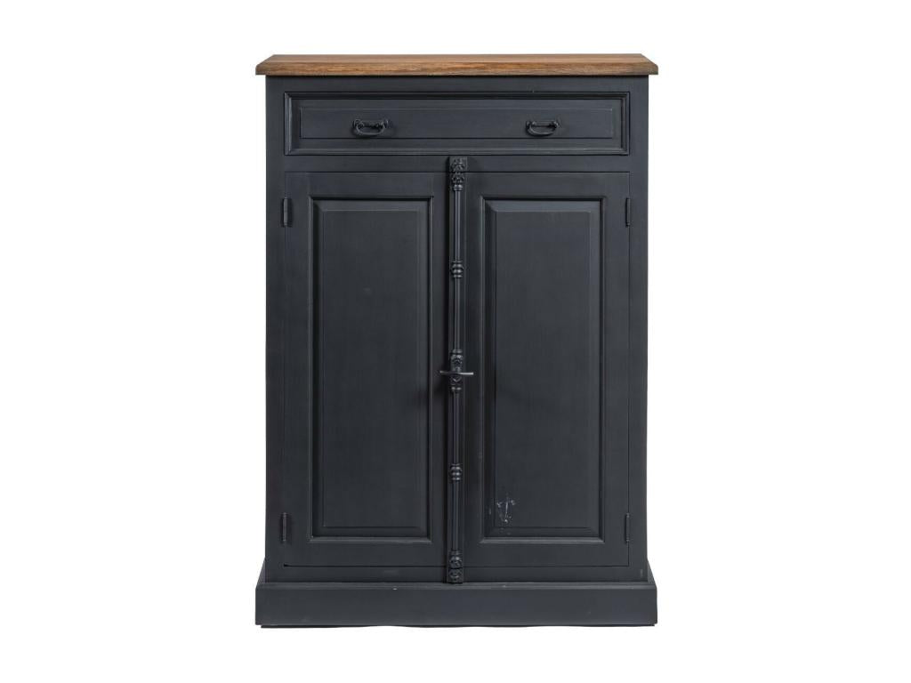 Parisian-style wooden sideboard with 2 doors and 1 drawer - Decohaute JXLH64892