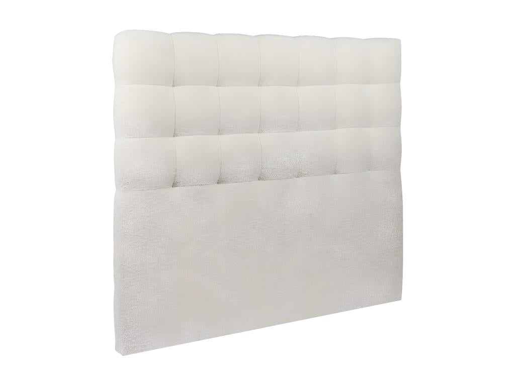 Beige Bouclé Upholstered Headboard, 140 cm Wide - 10 cm Thick, Padded QMKM29793