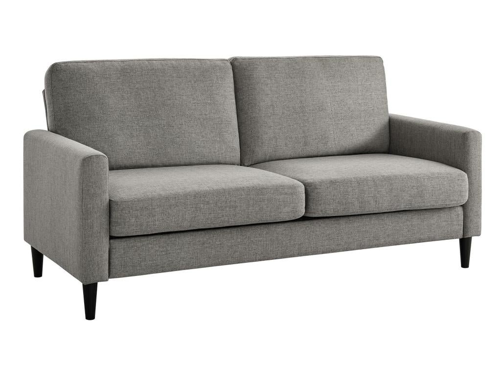 Kaci - 3-seater sofa in grey fabric-look fabric CDKR49438