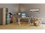Chezlova Corner Desk Computer Desk Corner Table Chezlova 50 x White Oak Chezlova - 160 - 190 BZHX39631