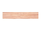 Light brown wall shelf, solid treated oak wood, IJBK27326