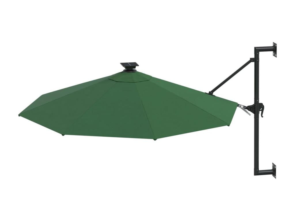 Wall-mounted parasol with silver metal pole 02 0008697 JHRU75722