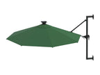 Wall-mounted parasol with silver metal pole 02 0008697 JHRU75722
