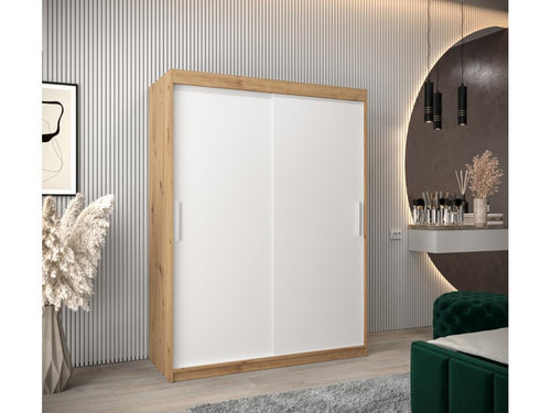 Chezlova Sliding Door Wardrobe 200/150/62 2 Doors Chezlova/White LPCG95807