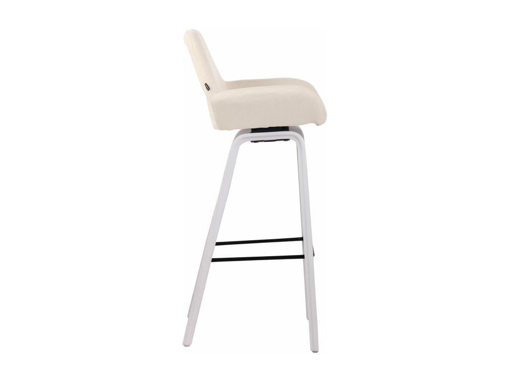 White wooden bar stool/chair, 52x51x103 cm, 10 0005287 EYRH90682
