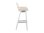 White wooden bar stool/chair, 52x51x103 cm, 10 0005287 EYRH90682