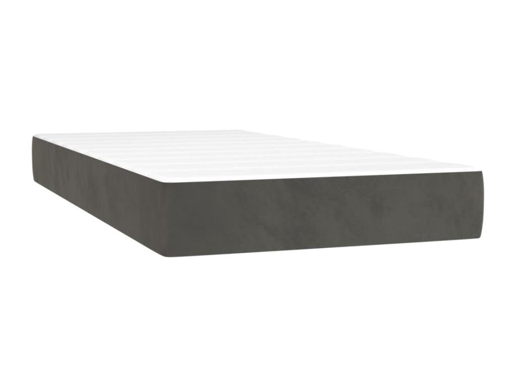 Decohaute bed base with dark grey mattress 100x200 BGVO23571