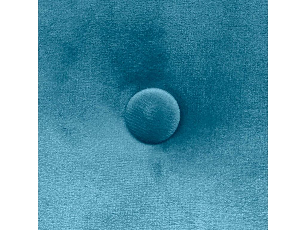 Decohaute Smooth Velvet Headboard with Buttons 105x105 with Bed Legs 105 - Light Blue QLZI56022