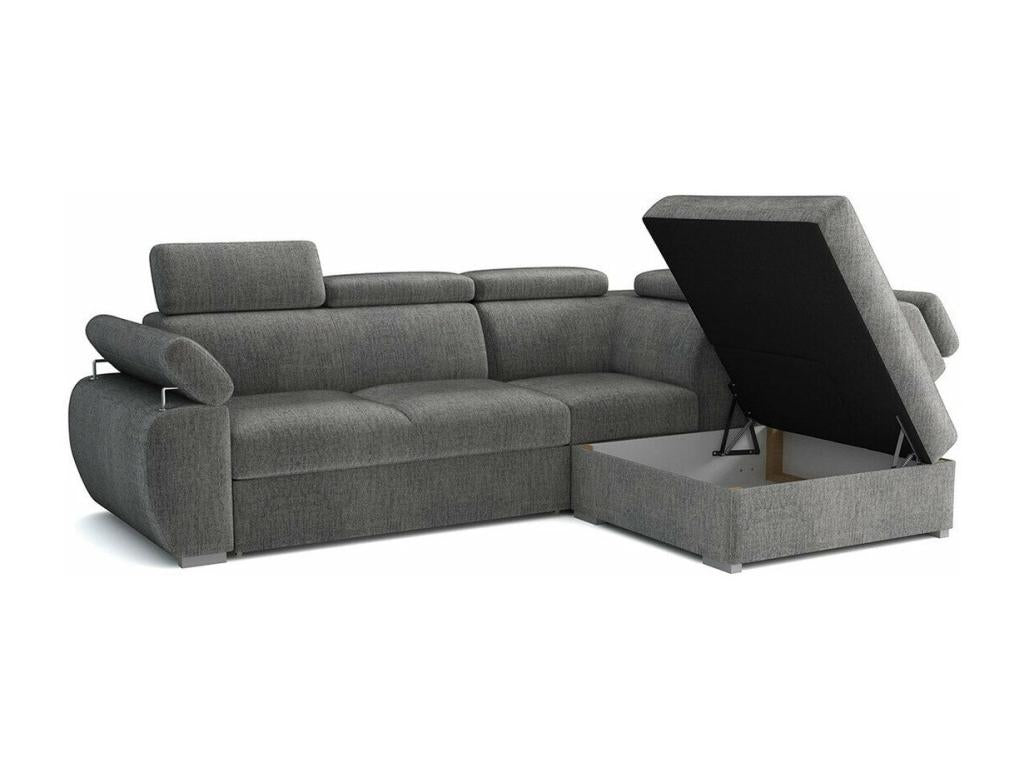 Decohaute 161 Blue Corner Sofa with Sleeping Function and Bed Box, 260x200x85cm GCTS87029