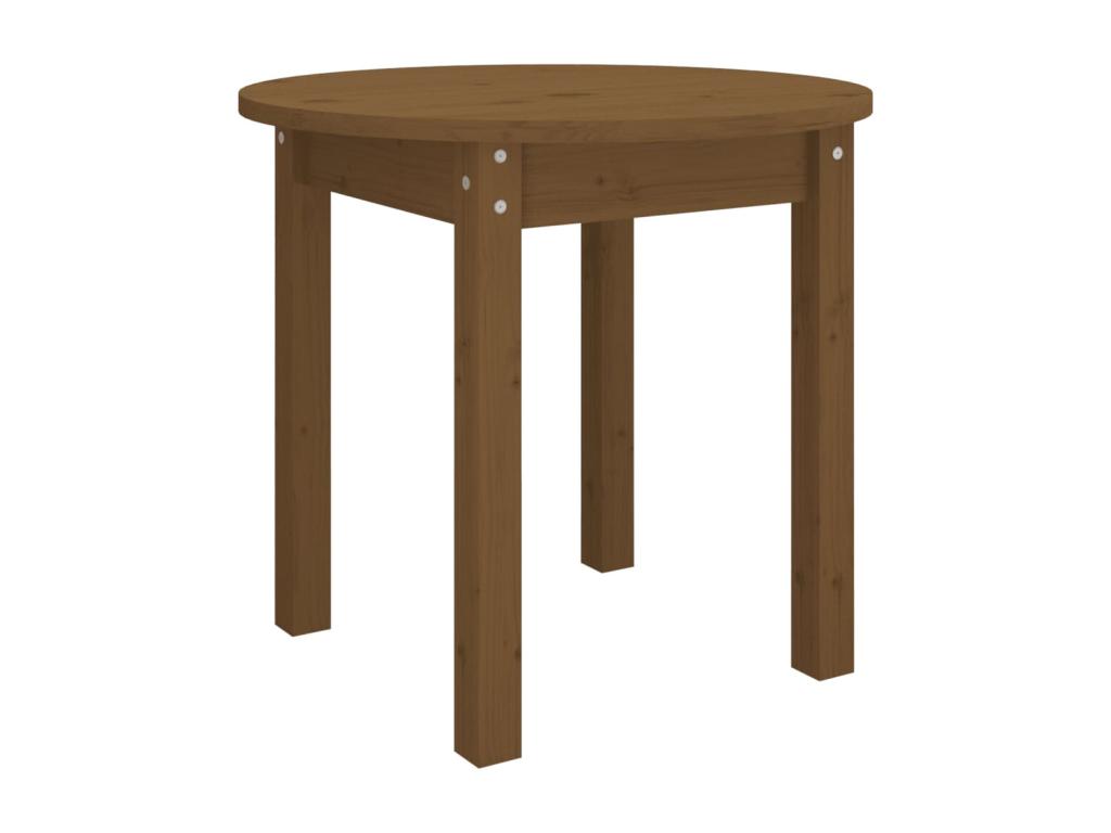 Coffee table, honey brown, 45x40 cm, solid pine wood, VIRQ57905