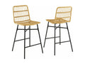 Set of leather bar stools, 49x56x104 cm, 20 0005142 WZRA07383