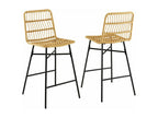 Set of leather bar stools, 49x56x104 cm, 20 0005142 WZRA07383