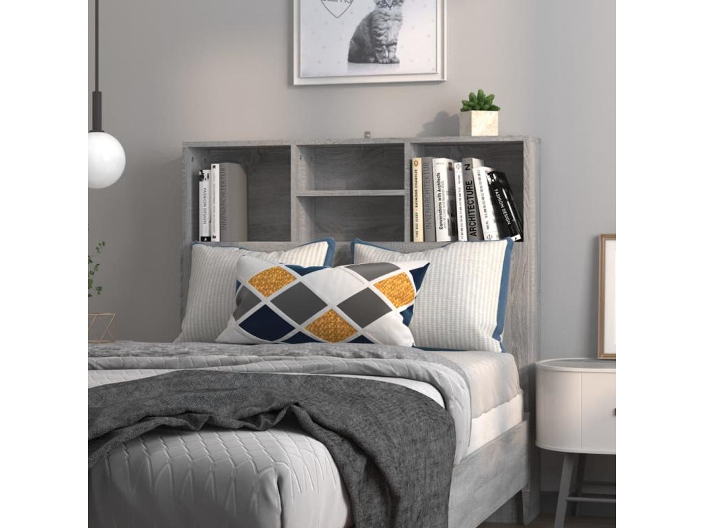 Chezlova grey headboard wardrobe 100x19x103.5 TNHQ15788