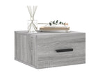 Decohaute 2-piece wall-mounted bedside tables, grey, 35x35x20 cm, RUOD46697