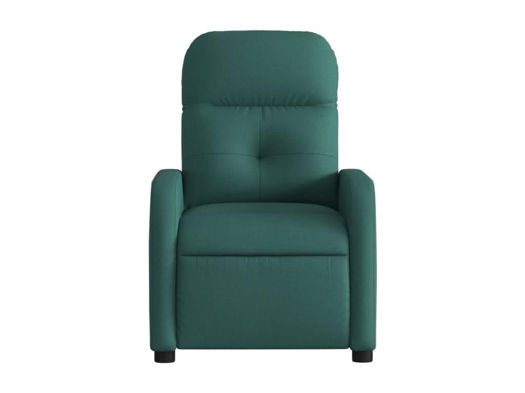 Dark Green Fabric Reclining Armchair EDDU48103