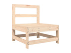 8-piece garden furniture set, solid pine wood, VJJZ48034