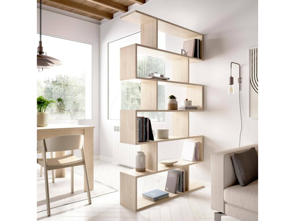 Decohaute Multipurpose Office Bookshelf with 5 Shelves 80x25x190 cm Oak ZFYM11809