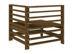 2-piece garden corner sofas, honey brown, solid pine wood FBSS69037