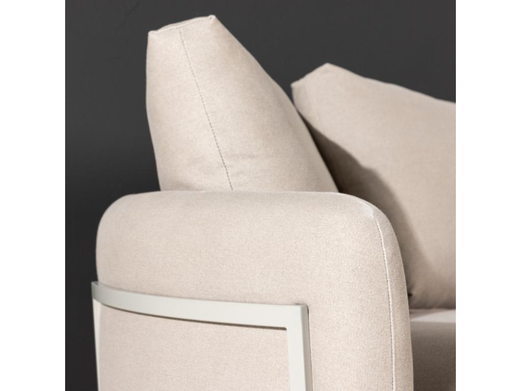 Decohaute beige 4-seater sofa. JEII60996