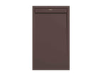 Chocolate shower tray, smooth finish, Decohaute SMART color grid - 120x90 cm VGPD33784