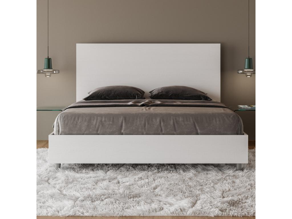 Bed without slatted base 160x190 white ash New Chezlova SPGQ61096