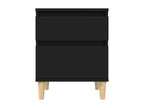 Chezlova Premium - Black Bedside Table 40x35x50 cm SBRY05374