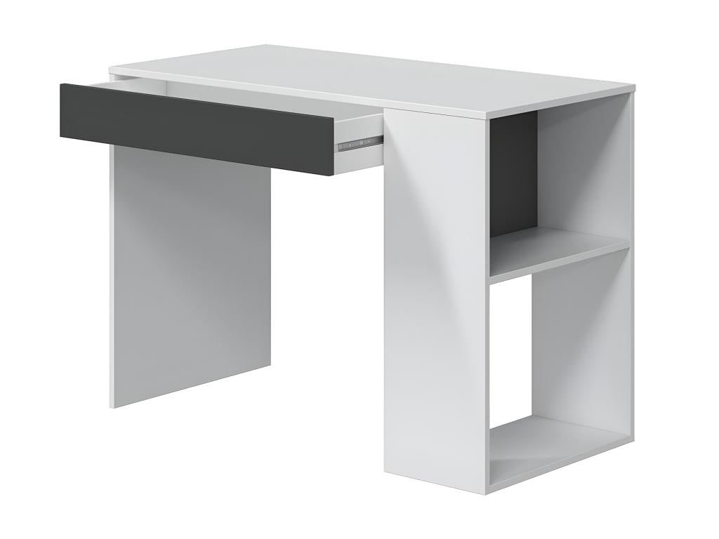 Desk with 1 drawer, Arctic white/anthracite grey - Height 73 x Width 101 x Depth 50 cm AKHY55756